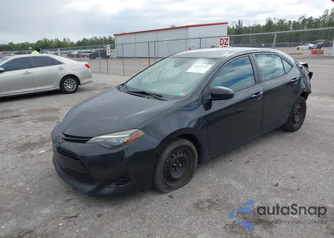 2017 Toyota Corolla Le z USA, uszkodzony, nr VIN 2T1BURHE0HC808948